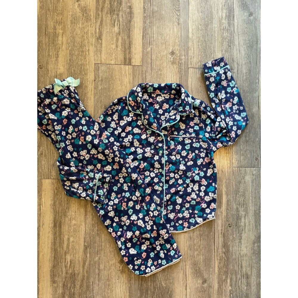 American Girl Floral Musical Note Pajamas Sz XS (5/6)